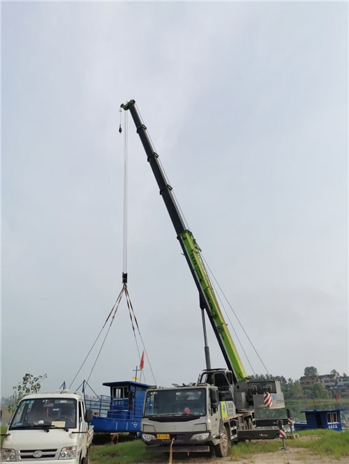 鼓楼区桥梁建设吊装案例